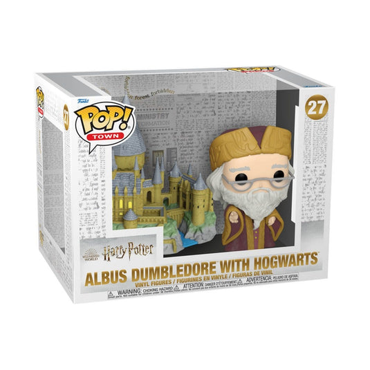 Funko POP! Ville : Harry Potter 20e - Albus Dumbledore avec Poudlard
