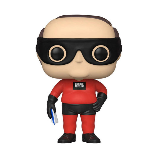 Funko POP! TV : The Office - Kevin Malone dans le rôle du super-héros Dunder Mifflin