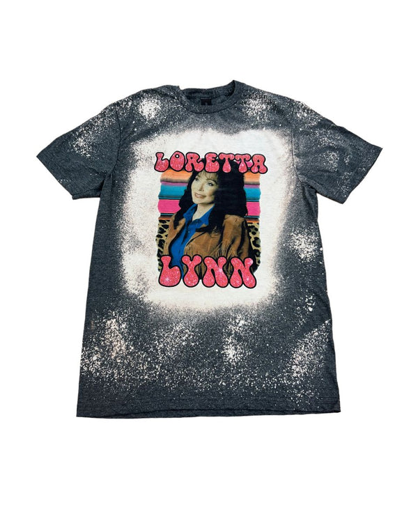 T-shirt teint par nœuds Loretta Lynn