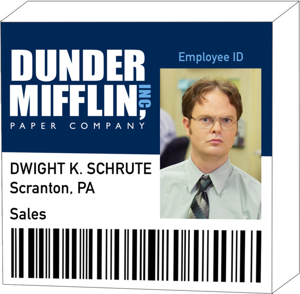 Dwight Schrute Name Badge