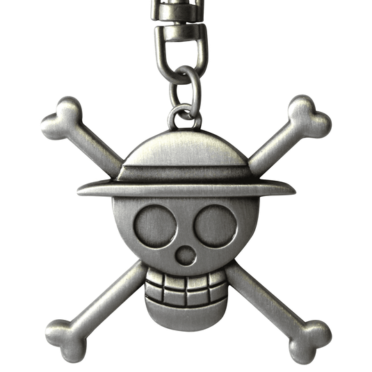 One Piece - Luffy Pirate Skull 3D Keychain - Kryptonite Character Store