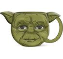 Star Wars YOda Face Ceramic 3D Sculped Mug - Kryptonite Character Store