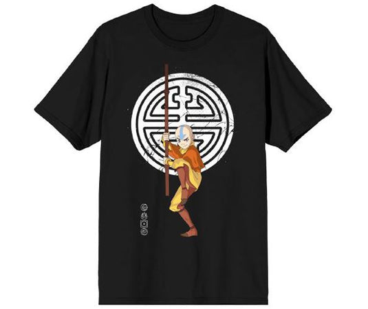 Avatar: The Last Airbender - Aang Black T-Shirt