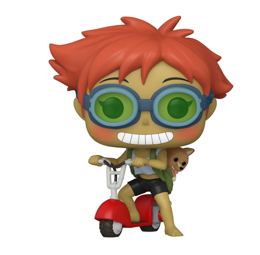 Funko POP! Animation : Cowboy Bebop - Edward en scooter avec EIN