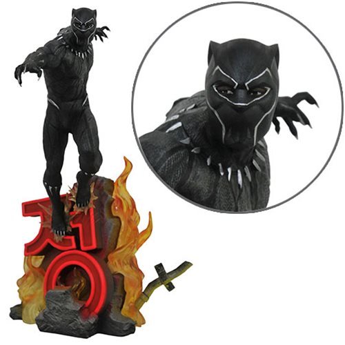 Marvel Comics : Black Panther Premier Collection – Statue de collection en résine Black Panther 30,5 cm