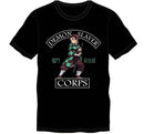 Demon Slayer (Kimetsu no Yaiba): Tanjiro Kamado - Kanji Black T-Shirt