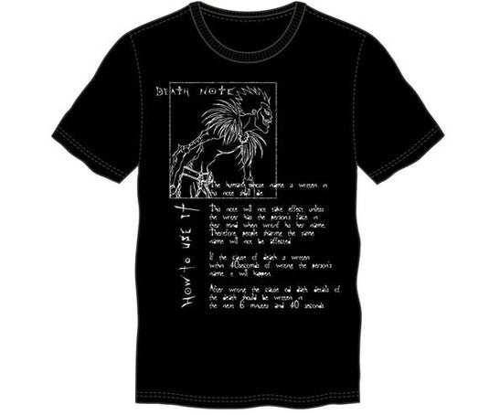 Death Note - Camiseta negra maldita
