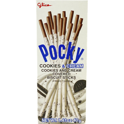 Glico Pocky - Bâtonnets de biscuits recouverts de crème