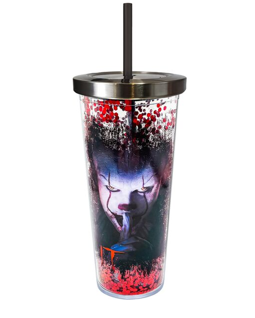 IT - Glitter Cup with Straw