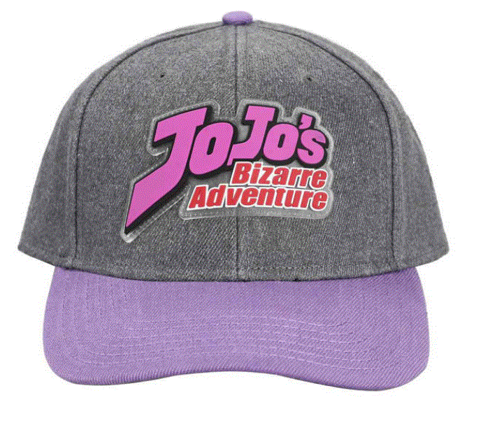 JoJo's Bizarre Adventure - Gorra con visera precurvada con logotipo