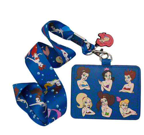 Disney : La Petite Sirène - Cordon Sisters avec porte-carte