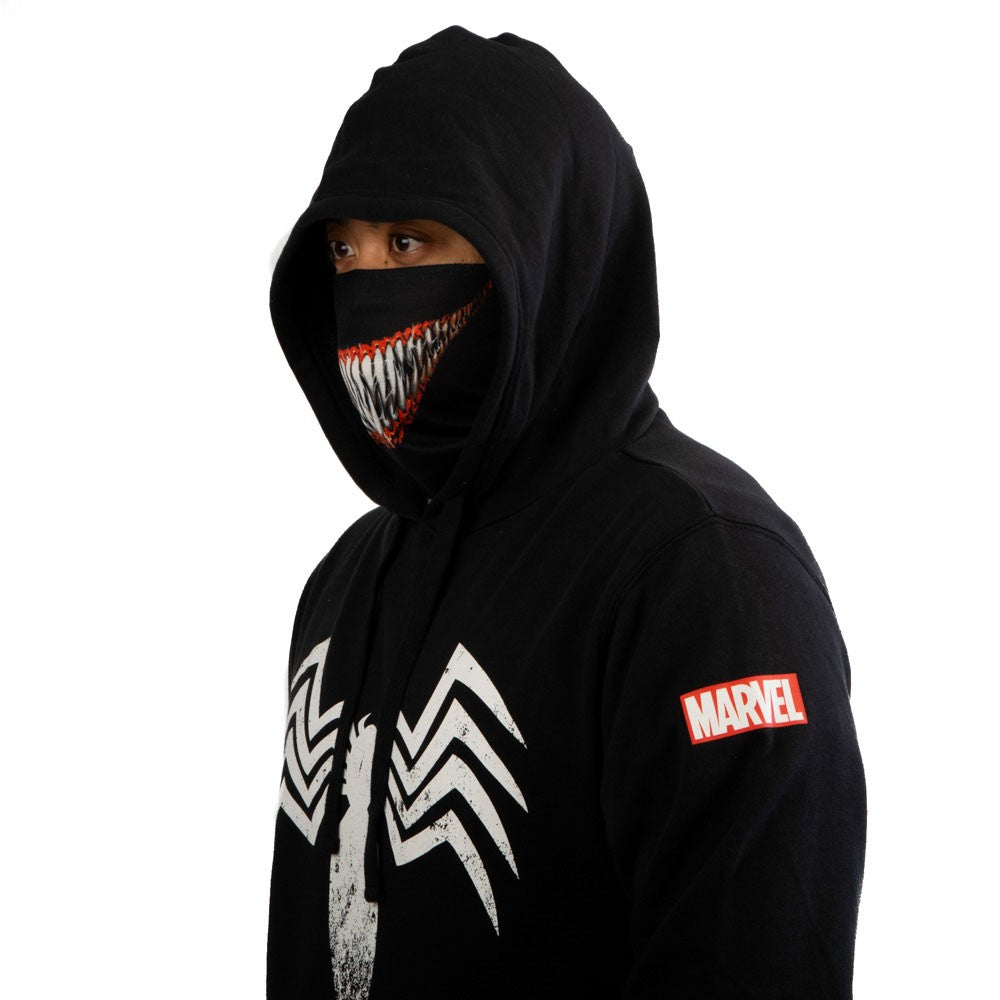Marvel Men's Venom Neon Graphic Pullover Hoodie