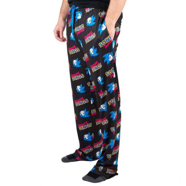 Sonic the Hedgehog - Pantalones de dormir con estampado integral de Sonic