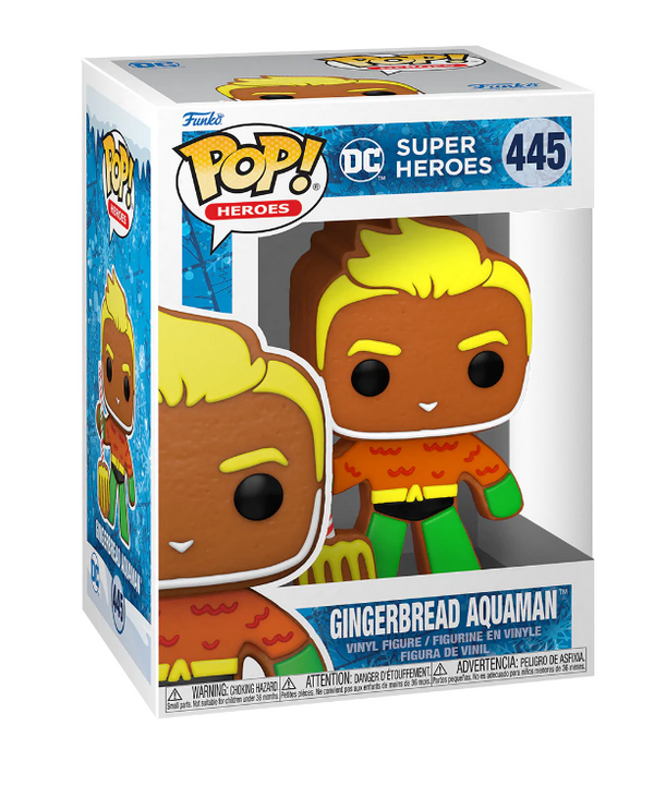 Funko POP! Heroes : DC Super Heroes Holiday - Aquaman en pain d'épice