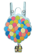 Pixar's Up Balloon House Faux Leather Mini Backpack Loungefly