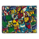 Bioworld Marvel All Over Print Bi-Fold Wallet - Kryptonite Character Store