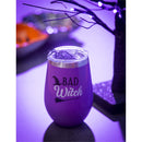 Good Witch - Bad Witch 12oz Double Wall Vacuum Wine Tumbler Gift Set (Set of 2)