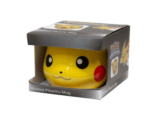 Pokemon - Taza esculpida en 3D de Pikachu