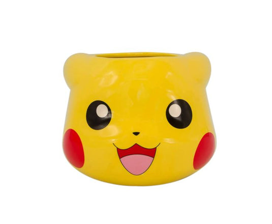Pokemon - Taza esculpida en 3D de Pikachu