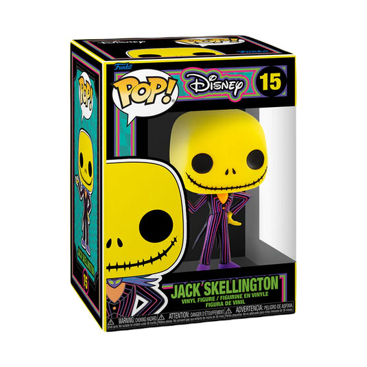Funko POP! Disney : L'Etrange Noël de Monsieur Jack - Jack Skellington (Blacklight)