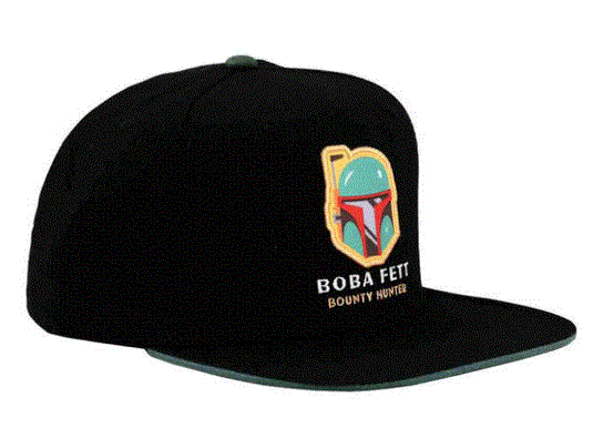 Star Wars: Boba Fett - Gorra Snapback con visera plana para jóvenes cazarrecompensas