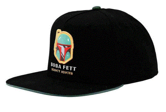 Star Wars: Boba Fett - Gorra Snapback con visera plana para jóvenes cazarrecompensas
