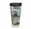 Star Wars : The Mandalorian – Gobelets isothermes The Child Sipping avec emballage et couvercle noir, Tervis
