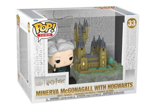 Funko POP! Ville : Harry Potter et la Chambre des Secrets 20e - Minerva McGonagall avec Poudlard