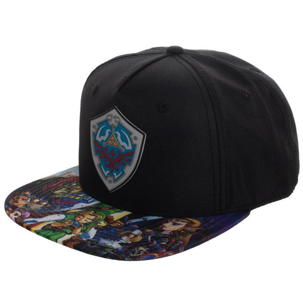 Chargez l&#39;image dans la visionneuse de la galerie, The Legend of Zelda - Snapback Bill sublimé
