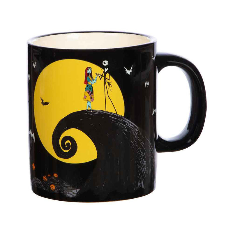 Cargue la imagen en el visor de la galería, Disney: Pesadilla antes de Navidad - Taza de cerámica Jack &amp; Sally
