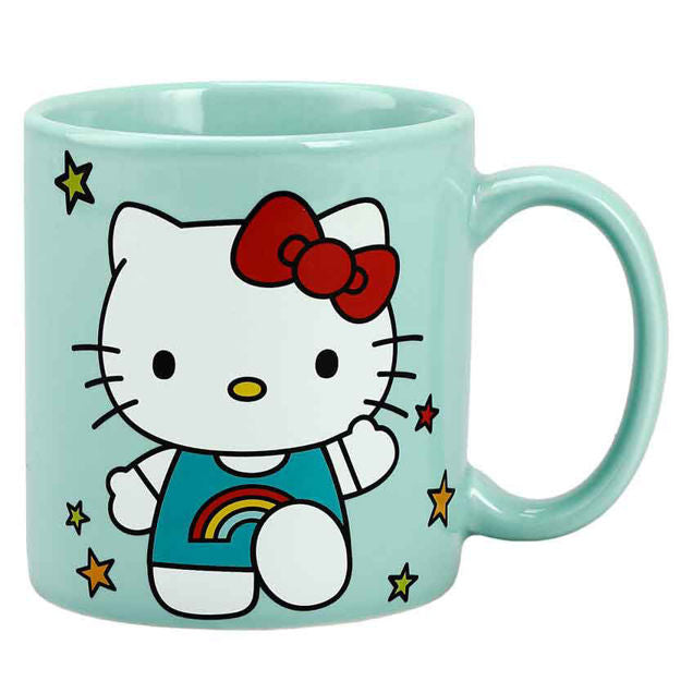 Hola Kitty 14 oz. Taza de ceramica