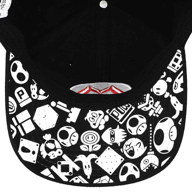 Chargez l&#39;image dans la visionneuse de la galerie, Snapback pré-incurvé Super Mario Logo Elite Flex
