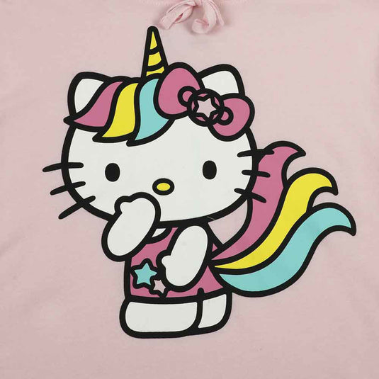 Animation - Sweat à capuche Licorne Hello Kitty