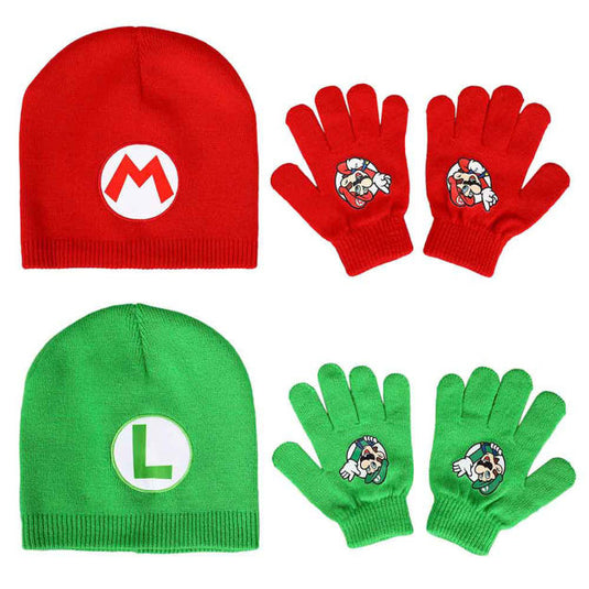 Nintendo: Super Mario - Bros Winter Youth Beanie & Glove Combo