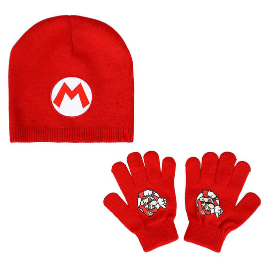 Nintendo: Super Mario - Bros Winter Youth Beanie & Glove Combo