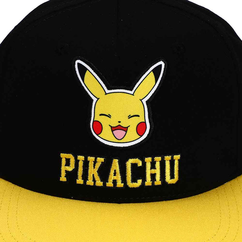 Cargue la imagen en el visor de la galería, Pokémon - Gorra plana de sarga de Pikachu
