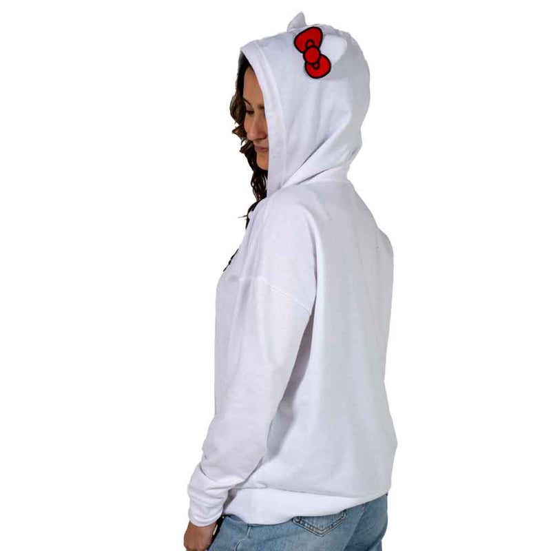 Chargez l&#39;image dans la visionneuse de la galerie, Hello Kitty - 3D Ears Juniors Cosplay Hoodie
