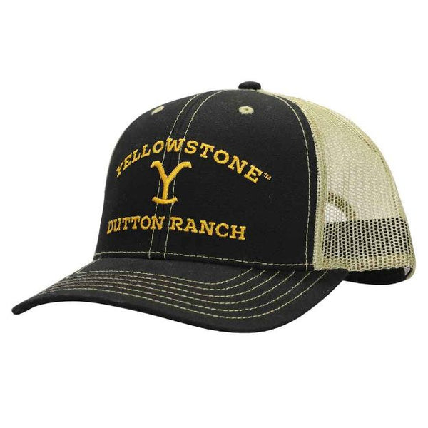 Chapeau de camionneur brodé Yellowstone Dutton Ranch