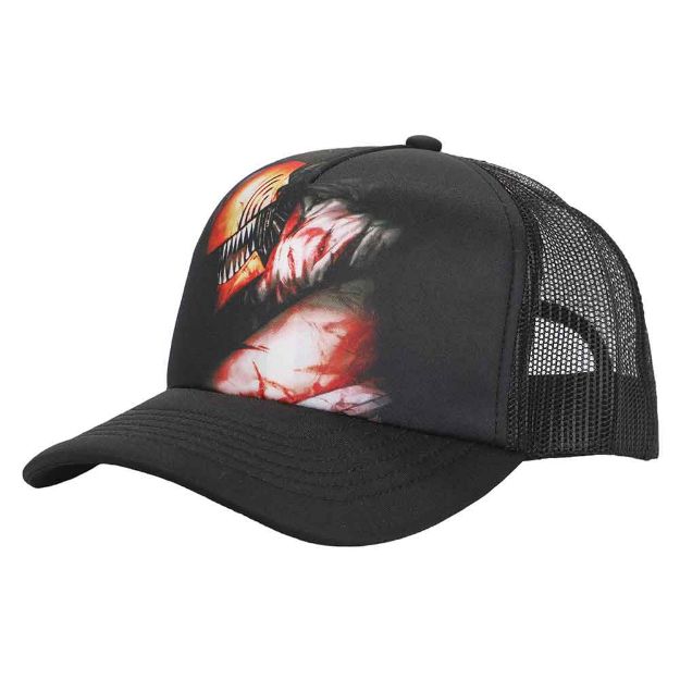 Cargue la imagen en el visor de la galería, Chainsaw Man Sublimated Trucker Hat
