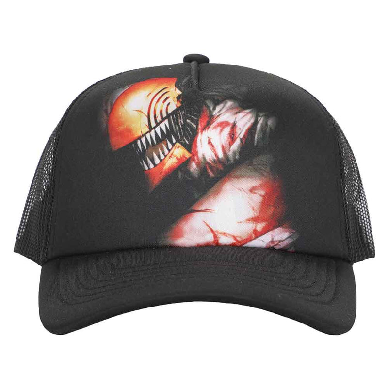 Cargue la imagen en el visor de la galería, Chainsaw Man Sublimated Trucker Hat
