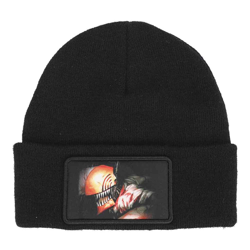 Load image into Gallery viewer, The Chainsaw Man - Chainsaw Man Sublimated Patch Cuff Beanie
