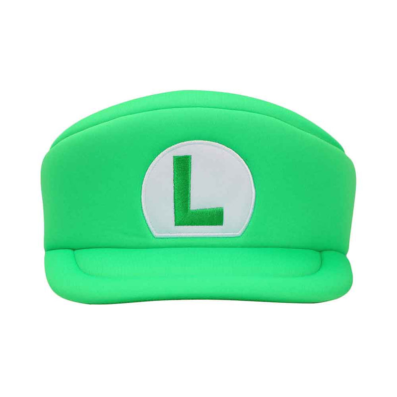 Cargue la imagen en el visor de la galería, Gorro de cosplay de Super Mario Bros. Luigi
