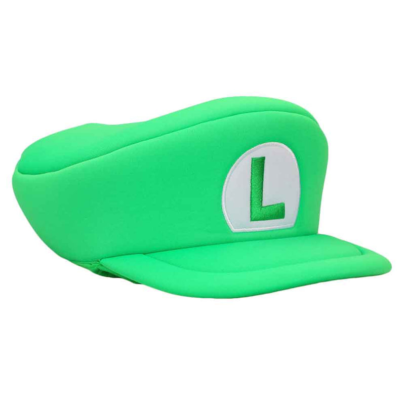 Cargue la imagen en el visor de la galería, Gorro de cosplay de Super Mario Bros. Luigi
