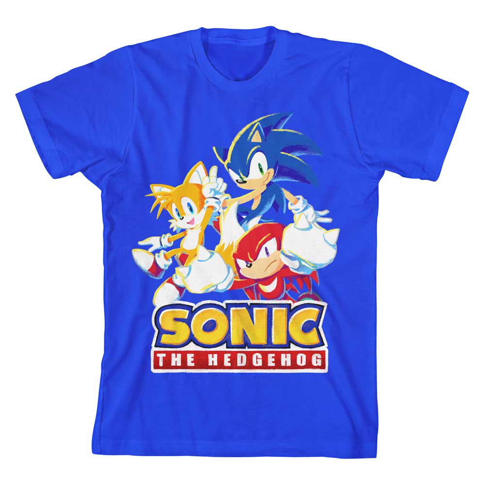 Sonic the Hedgehog - Tails & Knuckles Youth T-Shirt – Kryptonite ...