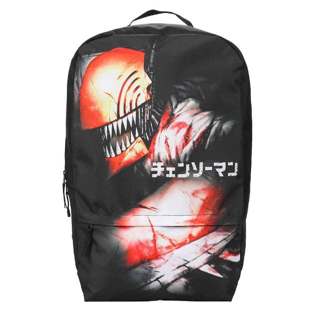 Cargue la imagen en el visor de la galería, Chainsaw Man Sublimated Laptop Backpack
