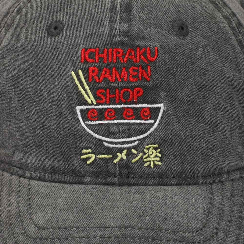 Cargue la imagen en el visor de la galería, Naruto Ichiraku Ramen Shop Sombrero lavado con pigmentos
