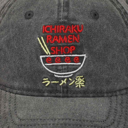 Naruto Ichiraku Ramen Shop Sombrero lavado con pigmentos