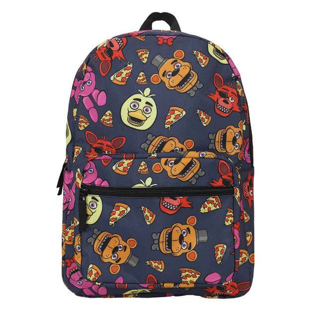 Cargue la imagen en el visor de la galería, Five Nights at Freddy&#39;s - Characters AOP Laptop Backpack
