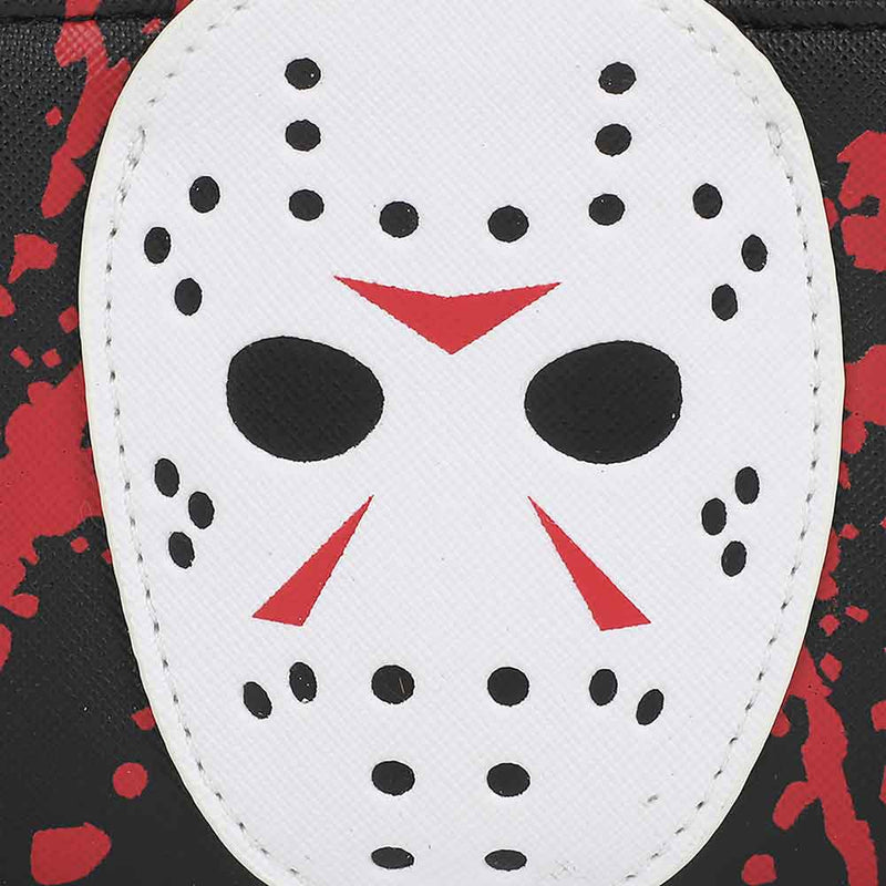 Load image into Gallery viewer, Friday The 13th Jason Mini Zip Around Wallet
