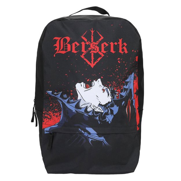 Load image into Gallery viewer, Berserk Black Swordsman Sublimated Laptop Backpack
